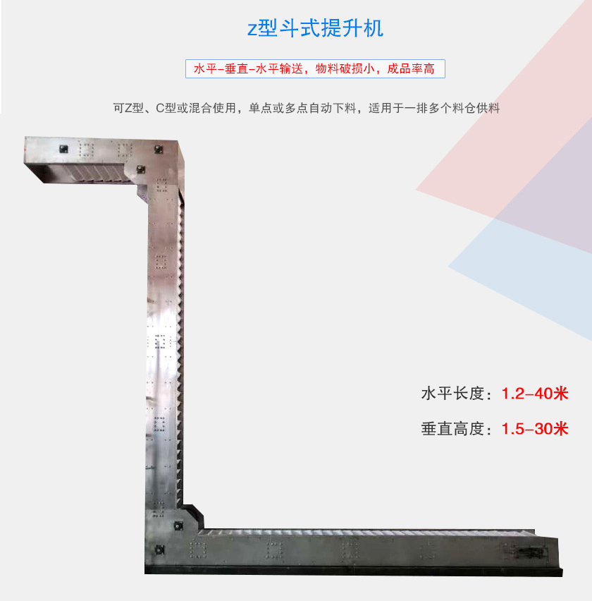 可Z型、C型或混合使用，單點(diǎn)或多點(diǎn)自動(dòng)下料，適用于一排多個(gè)料倉(cāng)供料