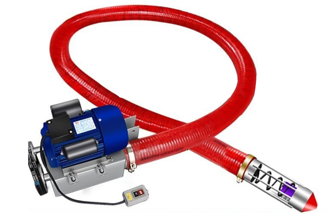 用于輸送玉米顆粒的小型輸送機(jī)器，適用于中小型農(nóng)場(chǎng)和下鄉(xiāng)流動(dòng)收糧食