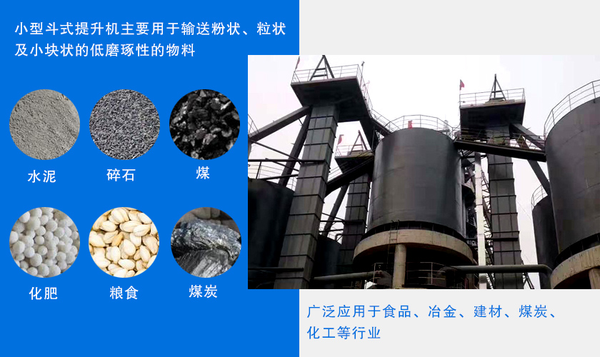 小型斗式提升機應(yīng)用