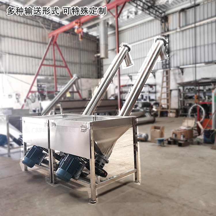 不銹鋼螺旋輸送機可“量身定制”，多種輸送形式