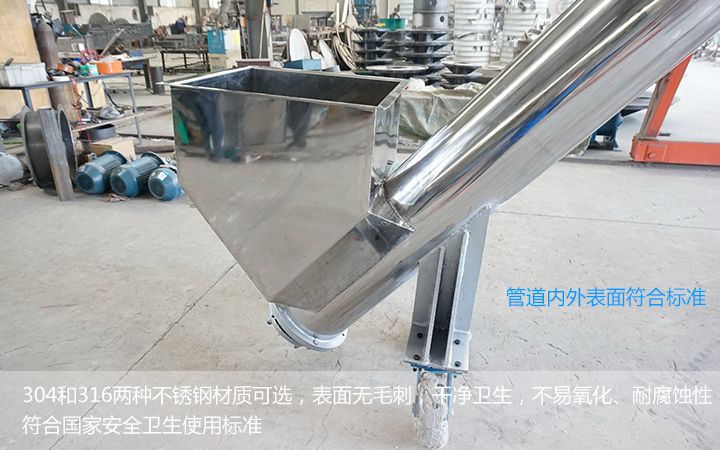  不銹鋼螺旋輸送機(jī)能用在食品行業(yè)么？